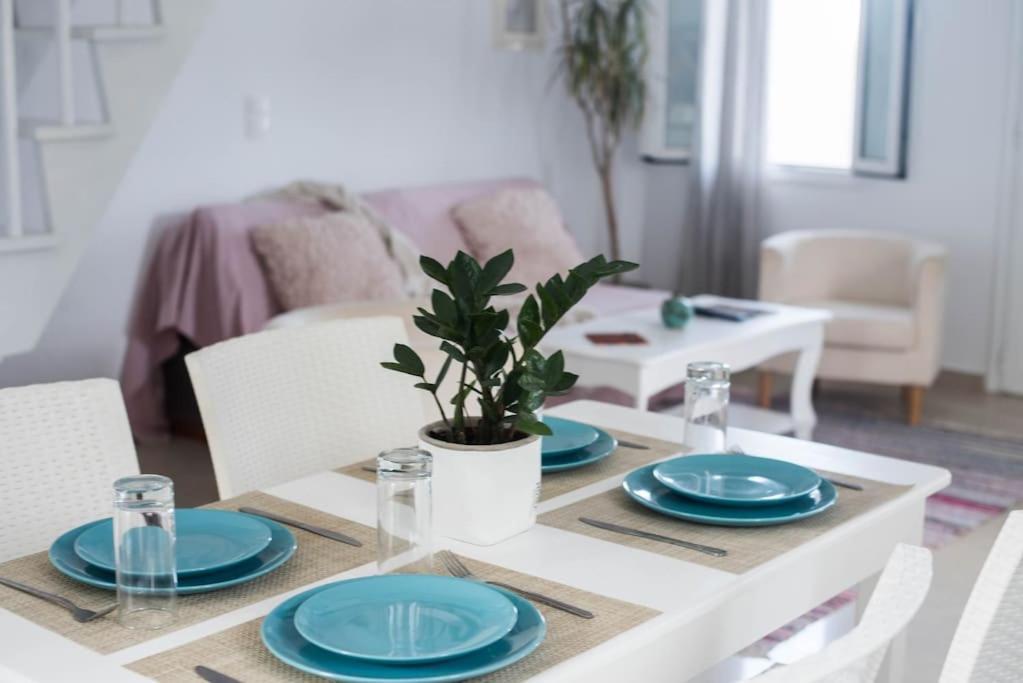 Kamári White Wave Villa, 3Min Walk From Beach מראה חיצוני תמונה