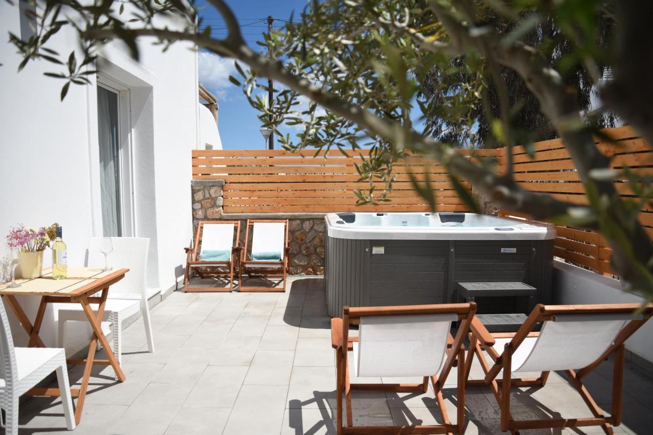 Kamári White Wave Villa, 3Min Walk From Beach מראה חיצוני תמונה